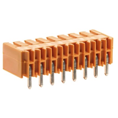 Weidmüller OMNIMATE SL Series Pluggable Terminal Block 8-Contact 3.5 mm Pitch 1 Row 320V 17A Polybutylene 1605130000