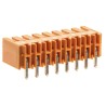 Weidmüller OMNIMATE SL Series Pluggable Terminal Block 8-Contact 3.5 mm Pitch 1 Row 320V 17A Polybutylene 1605130000