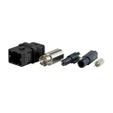 HARTING Heavy Duty Power Connector Insert 4A 60V Han 1A Series Female 4 Contacts 09100043106