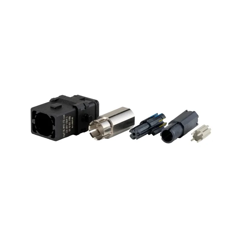 HARTING Heavy Duty Power Connector Insert 4A 60V Han 1A Series Female 4 Contacts 09100043106