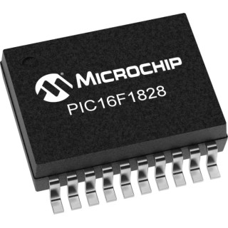 Microchip 8-bit PIC Microcontroller PIC16F1828T-I/SS, 32 MHz, 7 kB FLASH, 256 bit RAM, 20-Pin SSOP Package