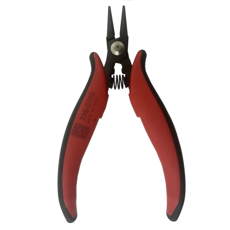RS PRO Round Nose Plier Smooth with Insulated Handles, Carbon Steel, Chrome Finish, 146mm Length, 20mm Jaw 238-0763