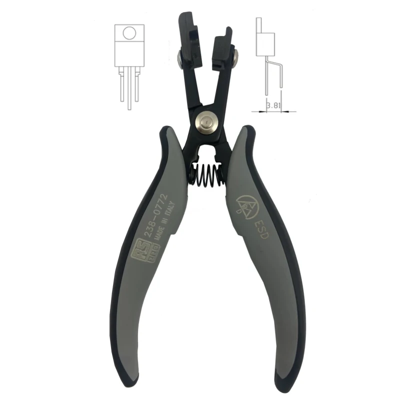 RS PRO 1-Piece Forming Plier Linesman, 158mm Overall, ESD Safe, Chrome Finish 238-0772