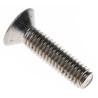 RS PRO Plain Stainless Steel Hex Socket Countersunk Screw M4 x 16 mm 171-837