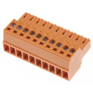 Weidmüller BL Series Pluggable Terminal Block 10 Contacts 3.5 mm Pitch 1 Row 300V 10A 1597440000