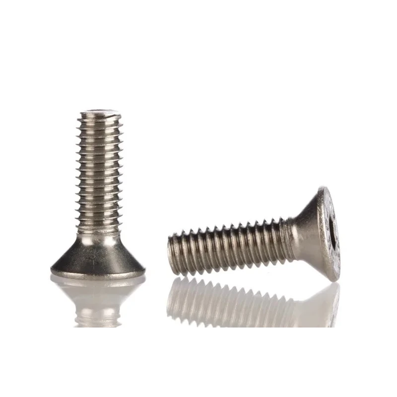 RS PRO Plain Stainless Steel Hex Socket Countersunk Screw M6 x 20 mm 171-900