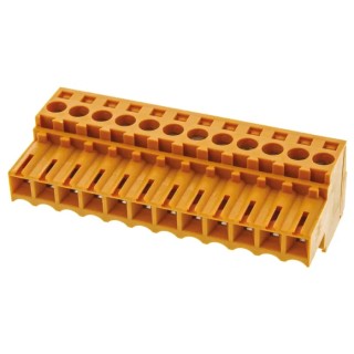 Weidmüller BL Series Pluggable Terminal Block 12-Contact 3.5 mm Pitch 1 Row 320V 17A 1597460000