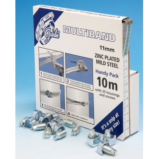 Jubilee Handy Pack Banding Kit Zinc Plated Mild Steel 11mm x 1mm Banding MB1708