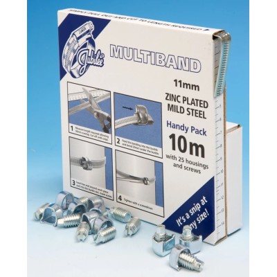 Jubilee Handy Pack Banding Kit Zinc Plated Mild Steel 11mm x 1mm Banding MB1708