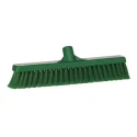 Vikan Broom Push Broom Green With Polypropylene Bristles for Dry Areas 410x65x130 mm 31782
