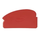 Vikan Polypropylene Plastic Hand Scraper Red, 180mm Length, Non-Sparking, FDA & REACH Approved 40524