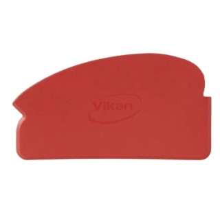 Vikan Polypropylene Plastic Hand Scraper Red, 180mm Length, Non-Sparking, FDA & REACH Approved 40524
