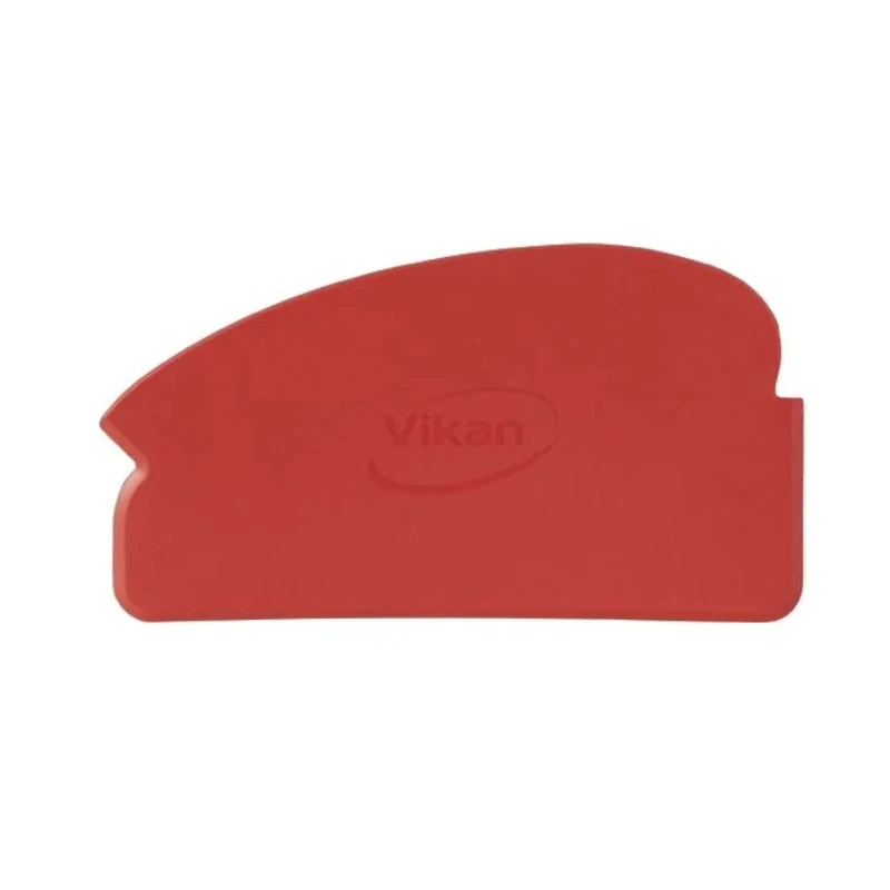 Vikan Polypropylene Plastic Hand Scraper Red, 180mm Length, Non-Sparking, FDA & REACH Approved 40524