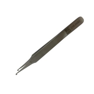 RS PRO 120mm Low Carbon Austenitic Steel Angled Tweezer 238-0680