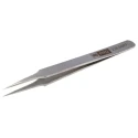 RS PRO 110mm Low Carbon Austenitic Steel Straight Tweezer 238-0697