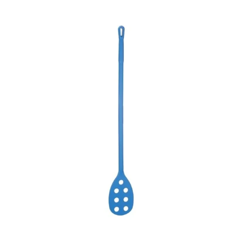 Vikan Polypropylene Plastic Scraper Blue, 1 Piece, Overall Length 1.2m, Blade Width 163mm 70143