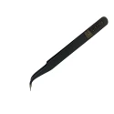 RS PRO 120mm Low Carbon Austenitic Steel Fine ESD Safe Tweezer 238-0706