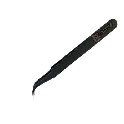 RS PRO 120mm Low Carbon Austenitic Steel Fine ESD Safe Tweezer 238-0706