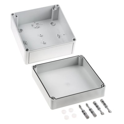 Rittal PK Series Polycarbonate Wall Box IP66 Ingress Protection 180 mm x 180 mm x 111 mm 