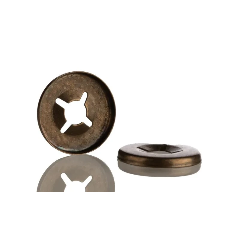 RS PRO Enamelled Steel Open Push-On Fastener for 3 mm Shaft 172-329