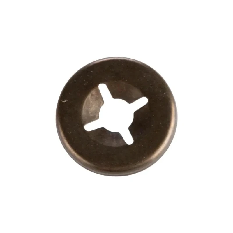 RS PRO Enamelled Steel Open Push-On Fastener for 3 mm Shaft 172-329