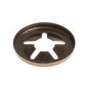 RS PRO Enamelled Steel Open Push-On Fastener for 4 mm Shaft 172-335