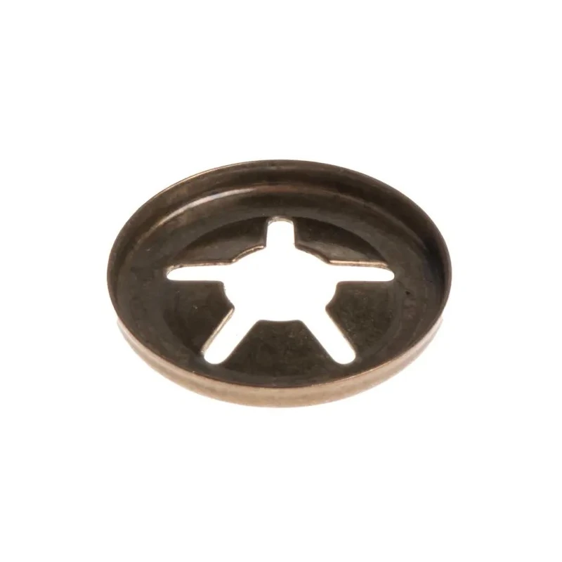 RS PRO Enamelled Steel Open Push-On Fastener for 4 mm Shaft 172-335