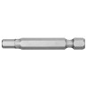 Facom Hex Screwdriver Bit, Hex Drive, 6.35 mm Drive Size, 4 mm Tip Size, 50 mm Overall Length EH.604