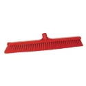 Vikan Red Push Broom with Polypropylene Bristles for Dry Areas 31994