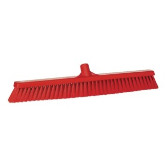 Vikan Red Push Broom with Polypropylene Bristles for Dry Areas 31994