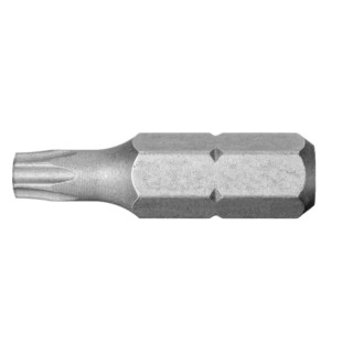 Facom Screwdriver Bit 6.35 mm Hex Drive TT15 Size 25 mm Overall Length 