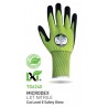 Traffi Steel Cut Resistant Gloves with Nitrile Coating, Elastane, Fibreglass, HPPE, Nylon, Polyester, Size 6 TG6240