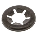 RS PRO Enamelled Steel Open Push-On Fastener for 5 mm Shaft 172-341