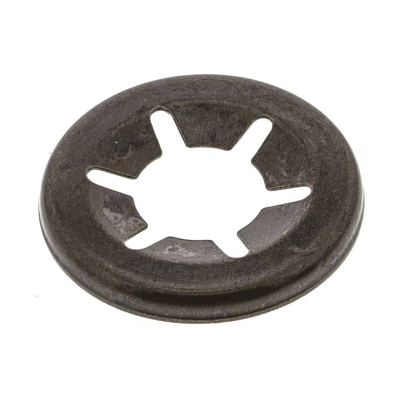 RS PRO Enamelled Steel Open Push-On Fastener for 5 mm Shaft 172-341