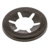 RS PRO Enamelled Steel Open Push-On Fastener for 5 mm Shaft 172-341
