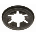 RS PRO Enamelled Steel Open Push-On Fastener for 5 mm Shaft 172-341