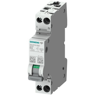 Siemens SENTRON Miniature Circuit Breaker, 1-Pole, 32A, Type B, 230V AC, 6 kA Breaking Capacity 5SL6032-6MC