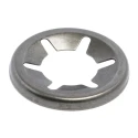 RS PRO Enamelled Steel Open Push-On Fastener for 9 mm Shaft 172-385