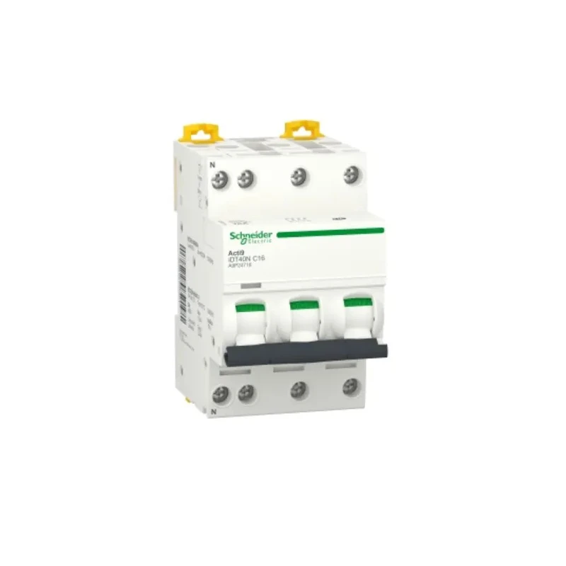 Schneider Electric Acti9 iDT40N Miniature Circuit Breaker 3+N-Pole, 16A, Type C, 400V AC, 6000A Breaking A9P24716