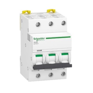 Schneider Electric Acti9 iDT40T Miniature Circuit Breaker, 3+N-Pole, 32A, Type D, 400V AC, 4500A Breaking Capacity A9P32732
