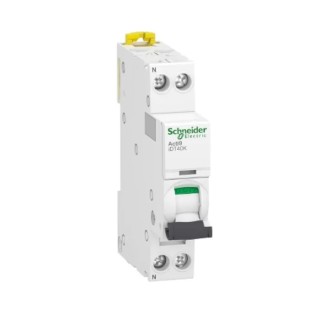 Schneider Electric Acti9 Miniature Circuit Breaker 1-Pole 25A Type C 230V AC 4500A Breaking Capacity A9P71625