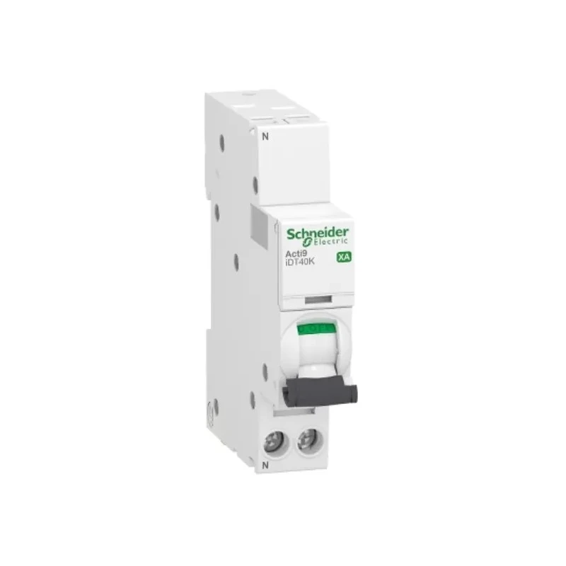 Schneider Electric Acti9 iDT40K XA Miniature Circuit Breaker 1-Pole 6A Type C 230V AC 4500A Breaking Capacity A9PK1606