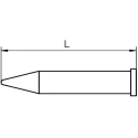 Weller 0.25 mm Straight Conical Soldering Iron Tip for Mini 2000 STT-1 0054329599