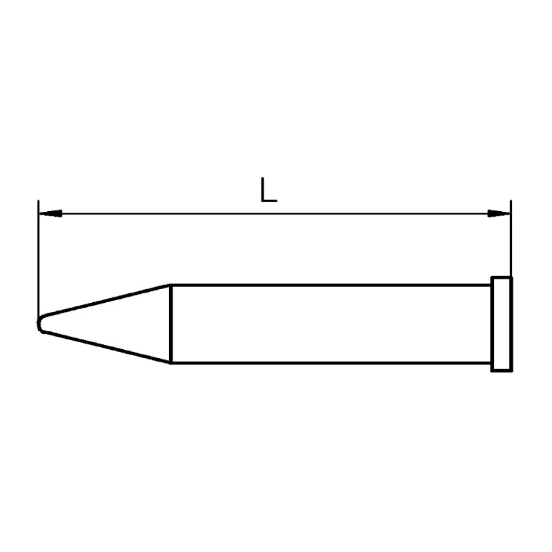 Weller 0.25 mm Straight Conical Soldering Iron Tip for Mini 2000 STT-1 0054329599