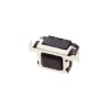 Panasonic Black Grey Tactile Switch Push Plate SPST 20mA 15V dc 2.2 mm Edge Mount EVPAECE2A