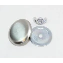 Hammond HP Series Stainless Steel Mounting Hole Plug IP66 for Push Button Holes HP75SS