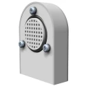 Hammond SDV Series Ventilation Device Polycarbonate Grey 69 mm H x 51 mm W x 22 mm L SDV280-1