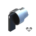 RS PRO Non-Illuminated 3 Position Selector Switch Head, 22.5 mm Cutout, Black Handle, IP65 IP65