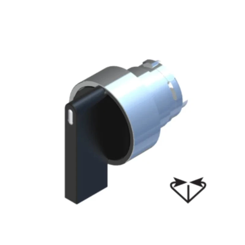 RS PRO Non-Illuminated 3 Position Selector Switch Head, 22.5 mm Cutout, Black Handle, IP65 IP65