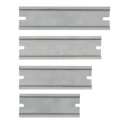 RS PRO Galvanised Steel Unperforated DIN Rail 143 mm x 35 mm x 8 mm 238-3965